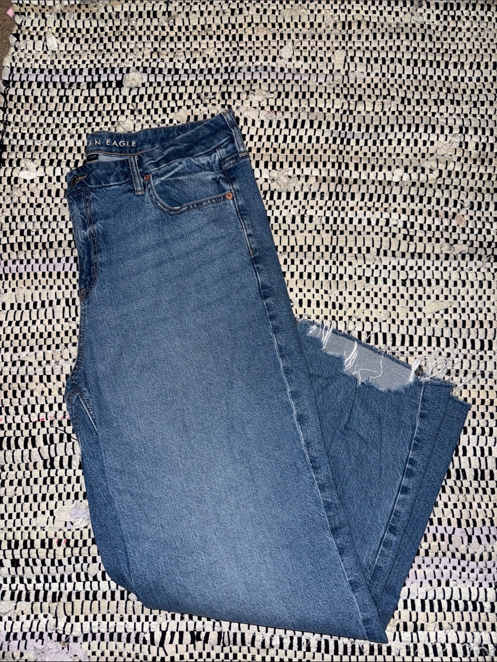 American Eagle Curvy Stovepipe Strigid Jeans